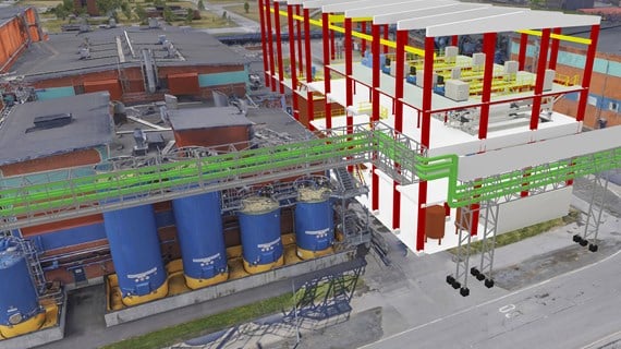 Design and consulting of industrial investment projects using 3D digitisation, virtual and visualisation technologies