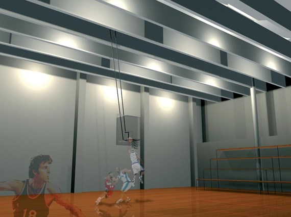 Kaivomestari's modern sports hall