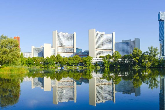 Buildings and blue sky