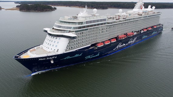 Mein Schiff 6 embarks on her maiden voyage – Caverion provided electricity for the luxury cruiser