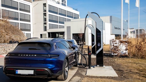 Charging solutions for Porsche's electric cars