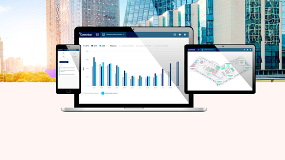 Data Visualisation by Caverion SmartView enables you to see building performance data in one portal